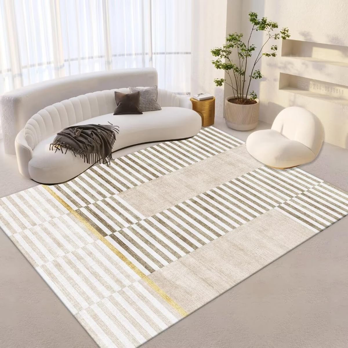 「Tuokus」ラグ カーペット 160×120cm ラグマット シャギーラグ 洗える ふわふわ 絨毯 厚手 3畳4畳5畳6畳 ホットカーペット&床暖房で使用可能 洗濯可 模造カシミアラグ 消臭 厚い滑り止め付き サラサラ イミテーションカシミア 模造カシミア TFYRj-300B