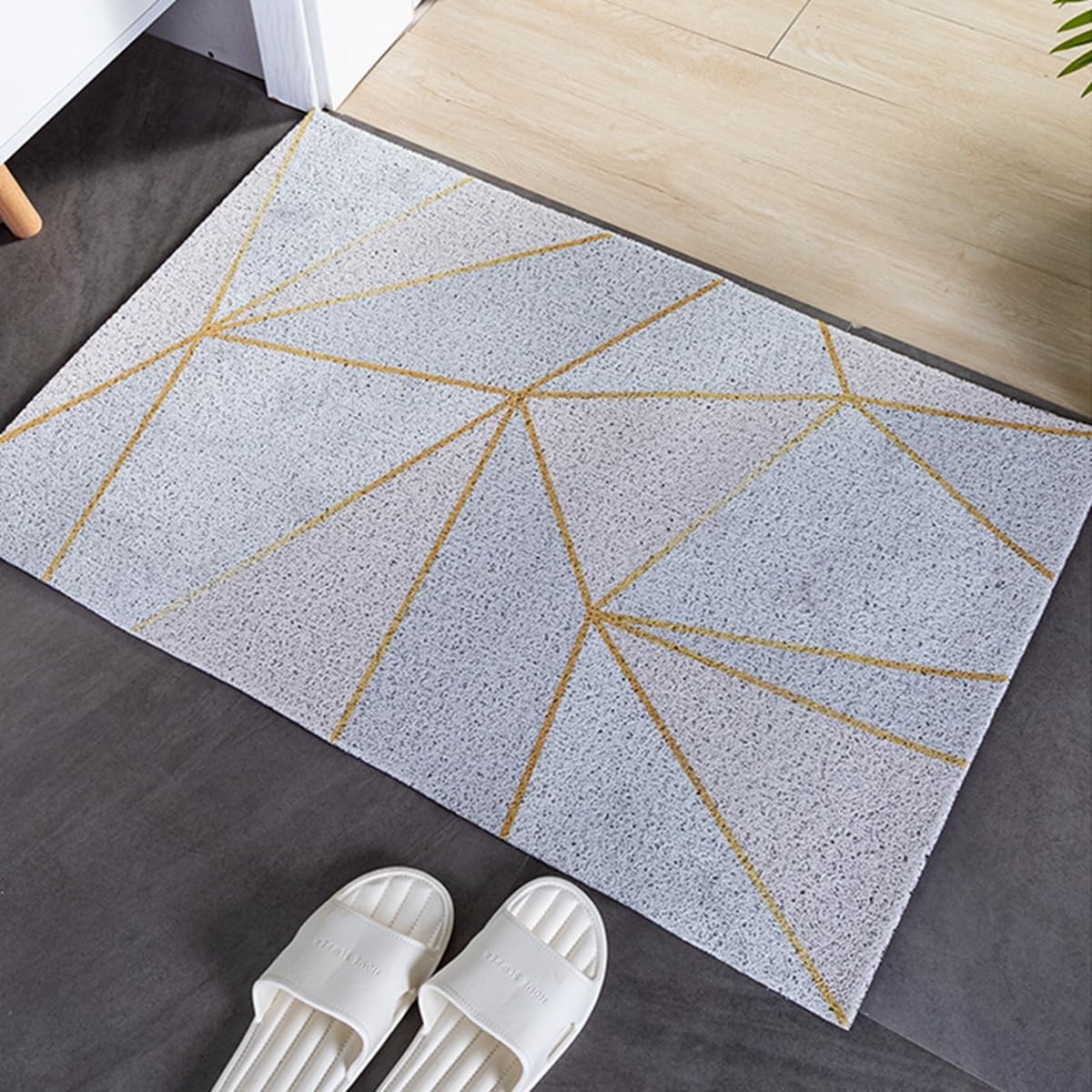 「Tuokus」玄関マット ドアマット 泥落としマット フロアマット マット キッチンマット タイルカーペット 床マット 屋外 滑り止め 耐磨耗性 速乾 吸水 洗える 店舗 飲食店 オフィス 事務所 TXGj17