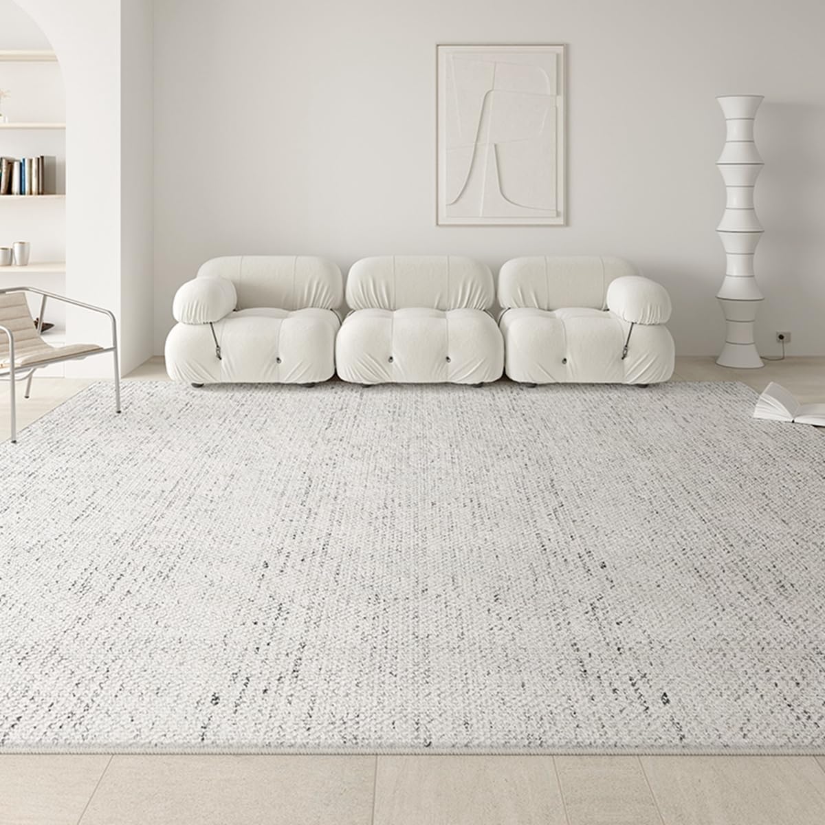 Frisence カーペット ラグマット 絨毯 厚手 防寒 床暖房対応 滑り止め付き 洗える 低ホコリ 防ダニ インテリア ホットカーペット対応 お手入れ簡単 耐久性 耐摩耗性 防音機能 FRIDT19