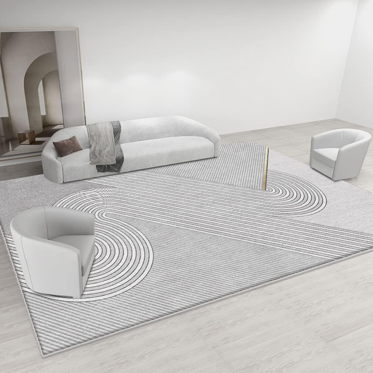 「Tuokus」ラグ カーペット シャギーラグ ふわふわ 絨毯 より厚い ラグマット わびさび 欧米スタイル イミテーションカシミア 3畳4畳5畳6畳 ホットカーペット&床暖房で使用可能 洗える 模造カシミアラグ 消臭 厚さ約1.8cm 滑り止め付き サラサラ 140*200cm