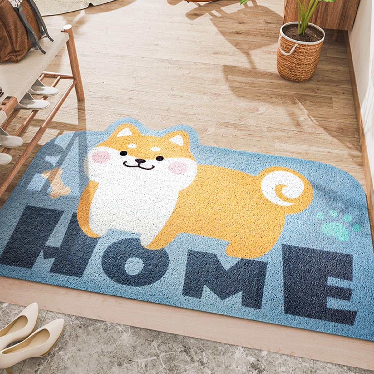 「Tuokus」玄関マット ドアマット 泥落としマット フロアマット マット キッチンマット タイルカーペット 床マット 屋外 滑り止め 耐磨耗性 速乾 吸水 洗える 店舗 飲食店 オフィス 事務所 TXGJ19