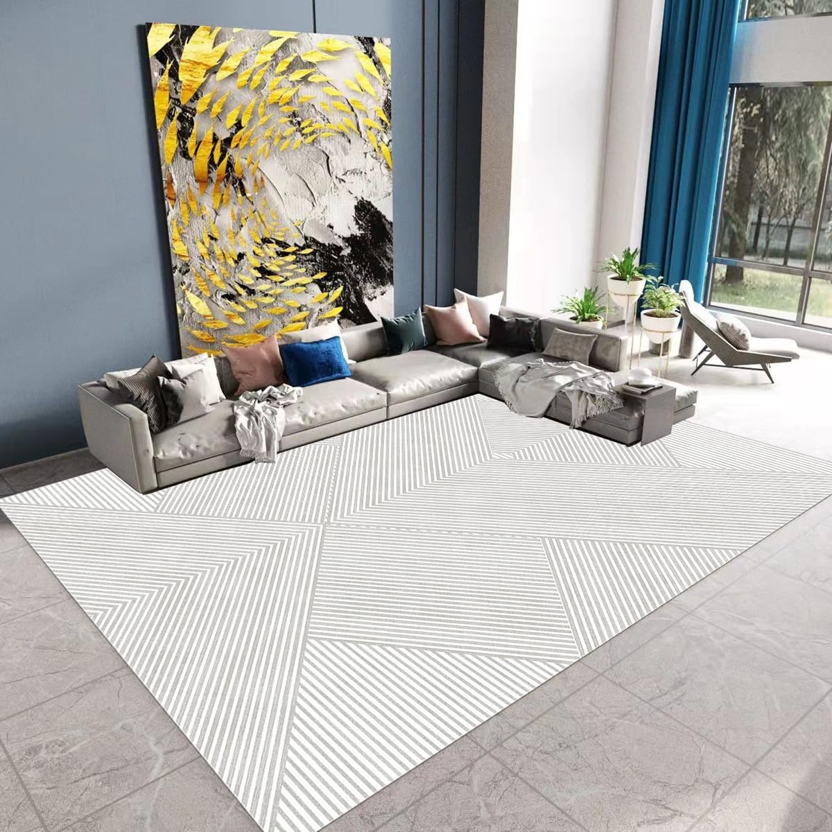 Frisence カーペット ラグマット 絨毯 厚手 防寒 床暖房対応 滑り止め付き 洗える 低ホコリ 防ダニ インテリア ホットカーペット対応 お手入れ簡単 耐久性 耐摩耗性 防音機能 FRIDT31