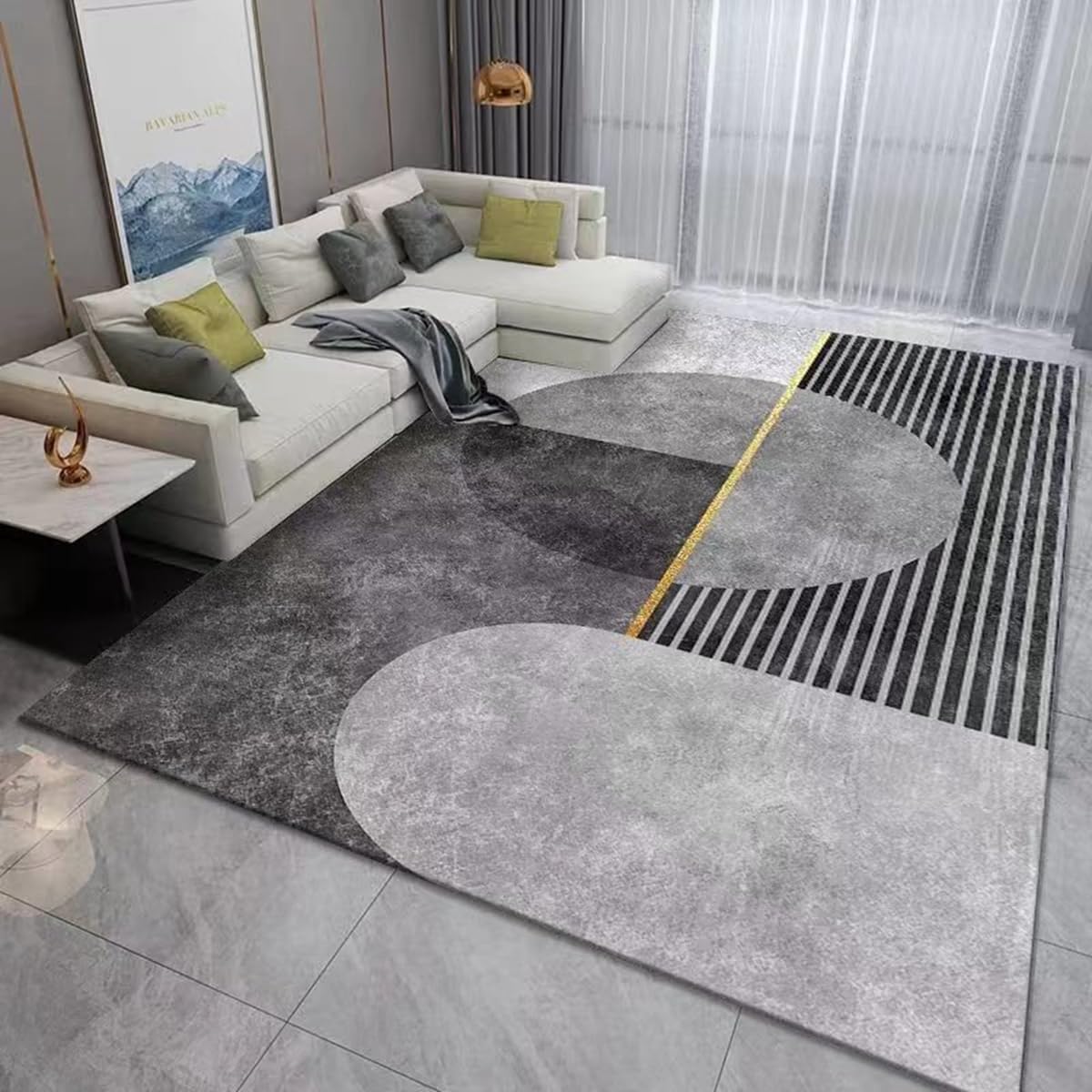 「Tuokus」ラグ カーペット 160×120cm ラグマット シャギーラグ 洗える ふわふわ 絨毯 厚手 3畳4畳5畳6畳 ホットカーペット&床暖房で使用可能 洗濯可 模造カシミアラグ 消臭 厚い滑り止め付き サラサラ イミテーションカシミア 模造カシミア TFYRj297