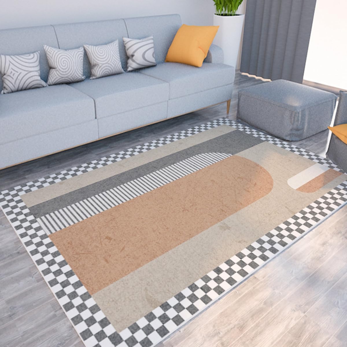 Frisence カーペット ラグマット 絨毯 厚手 防寒 床暖房対応 滑り止め付き 洗える 低ホコリ 防ダニ インテリア ホットカーペット対応 お手入れ簡単 耐久性 耐摩耗性 防音機能 FRIDT13