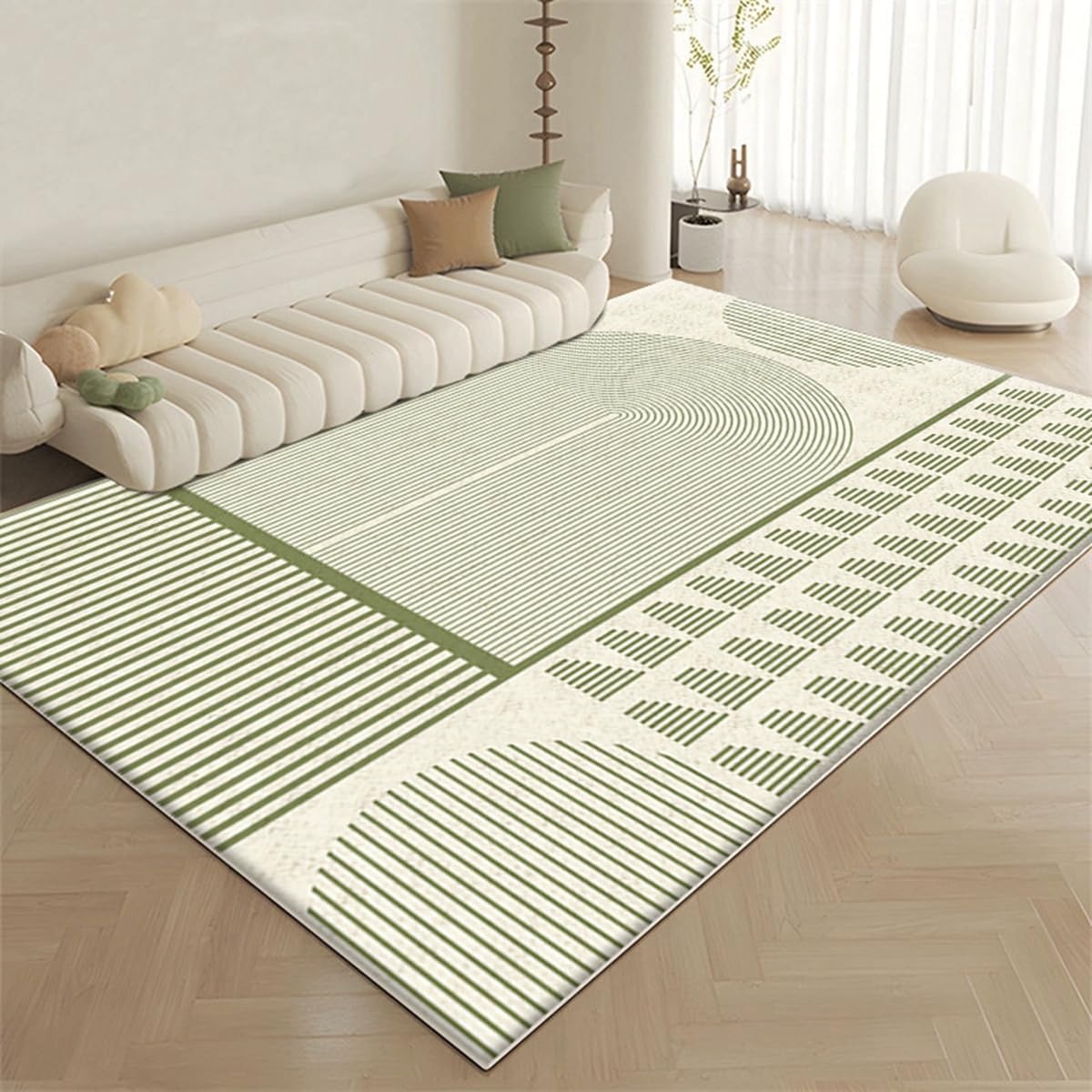 「ORRMALL」カーペット ラグマット ラグ 滑り止め付き センターカーペット 模造カシミヤ 3畳4畳5畳6畳 厚み 長方形 絨毯 抗菌防臭 防ダニ 床暖房対応 シャギーラグ 絨毯 滑り止め付き ふわふわ サラサラ 長方形 カラフルパターン ORFYR115(120*160cm約1畳)