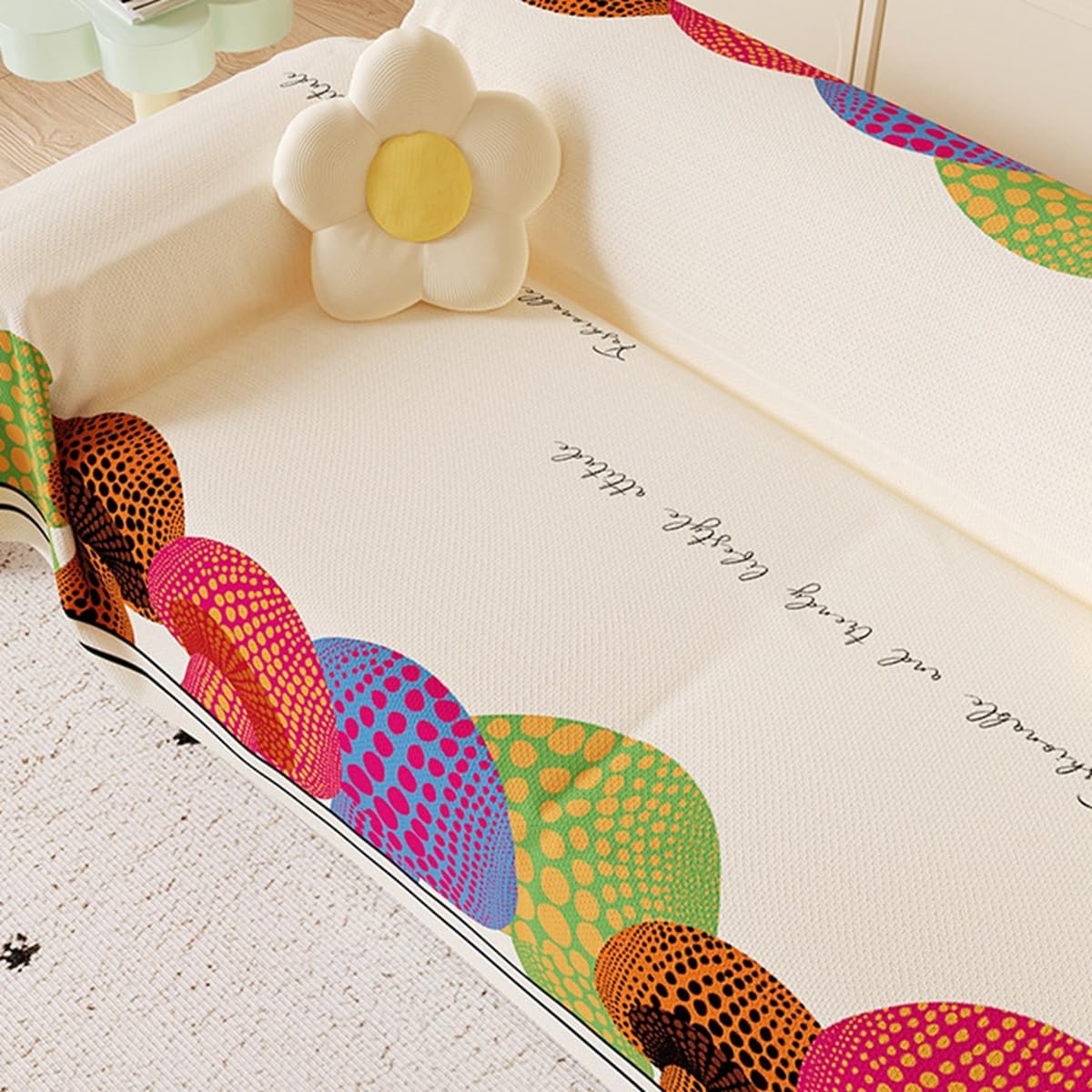 「Tuokus」ソファーカバー 180×180cm 2人掛け・3人掛け 肘付き 洗える ペットの引っかき傷防止 通気性 ふんわり おしゃれ 滑り止め付き 汚れ防止 防塵 オールシーズン対応 Sofajia66