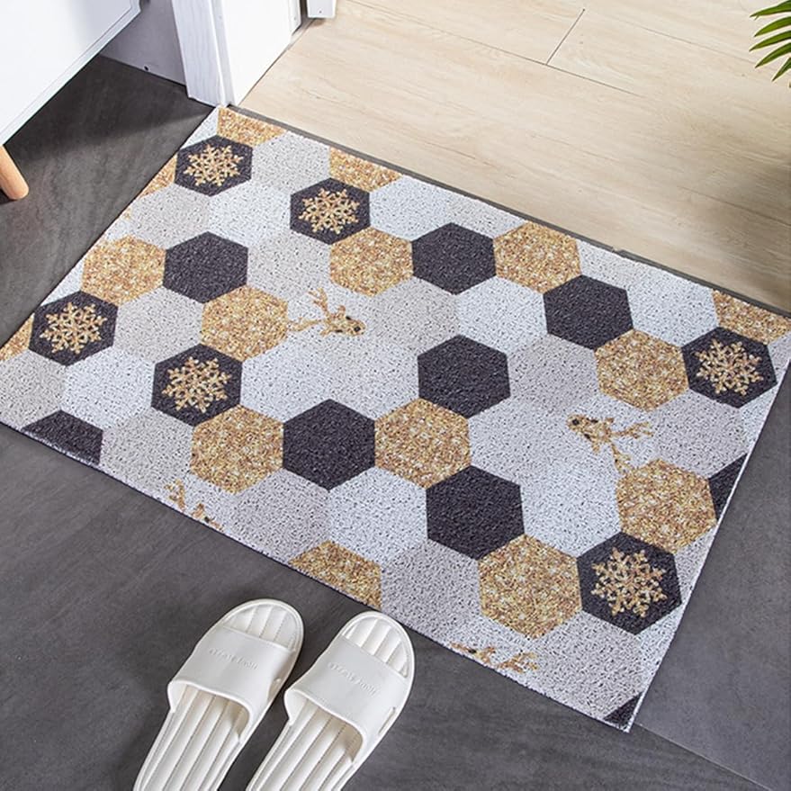 「Tuokus」玄関マット ドアマット 泥落としマット フロアマット マット キッチンマット タイルカーペット 床マット 屋外 滑り止め 耐磨耗性 速乾 吸水 洗える 店舗 飲食店 オフィス 事務所 TXGj17