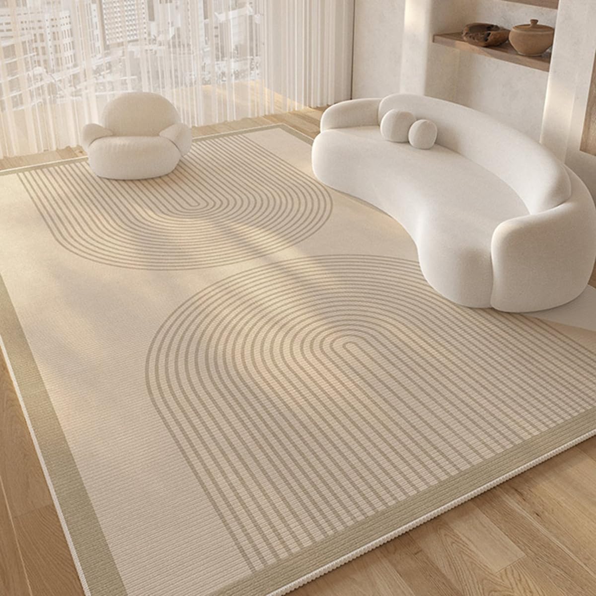 「Tuokus」カーペット ラグマット ラグ 滑り止め付き センターカーペット 模造カシミヤ 3畳4畳5畳6畳 厚み 長方形 絨毯 抗菌防臭 防ダニ 床暖房対応 シャギーラグ 絨毯 滑り止め付き ふわふわ サラサラ 長方形 カラフルパターン ORFYR133