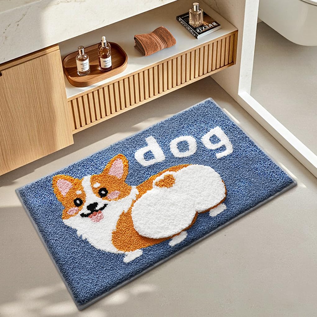 バスマット 50×75cm 吸水速乾 ふわふわ マイクロファイバー 滑り止め付き 抗菌防臭 厚手 洗濯機対応 乾きやすい お風呂マット 脱衣所 洗面所用 おしゃれ 北欧風 ORYSD151
