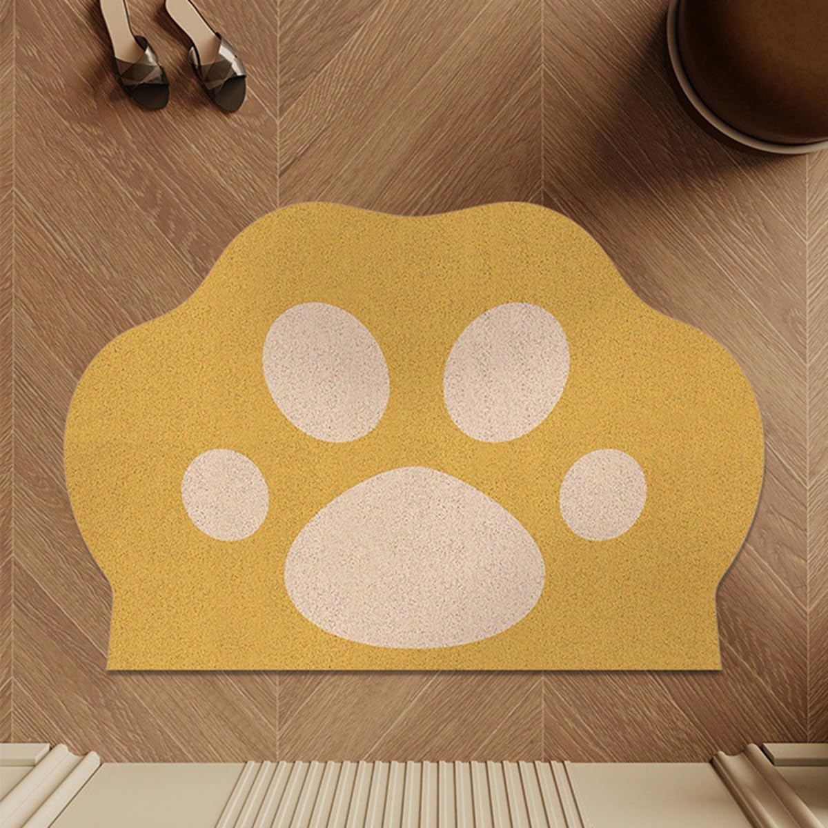 「Tuokus」玄関マット ドアマット 泥落としマット フロアマット マット キッチンマット タイルカーペット 床マット 屋外 滑り止め 耐磨耗性 速乾 吸水 洗える 店舗 飲食店 オフィス 事務所 XGDianj53 45*75cm