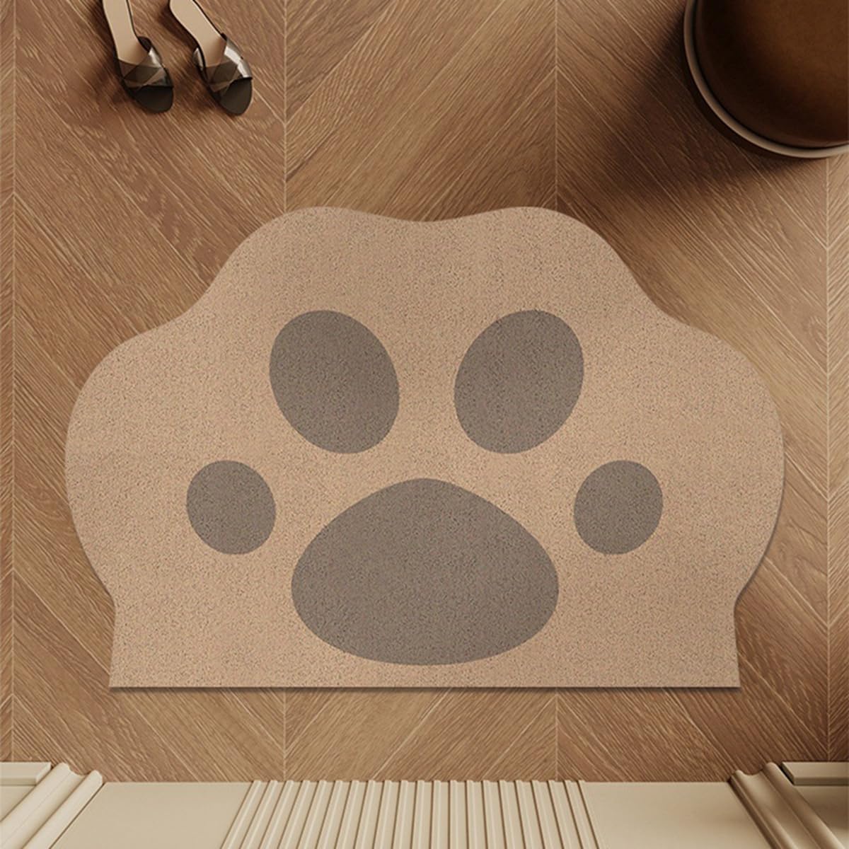 「Tuokus」玄関マット ドアマット 泥落としマット フロアマット マット キッチンマット タイルカーペット 床マット 屋外 滑り止め 耐磨耗性 速乾 吸水 洗える 店舗 飲食店 オフィス 事務所 XGDianj53 45*75cm