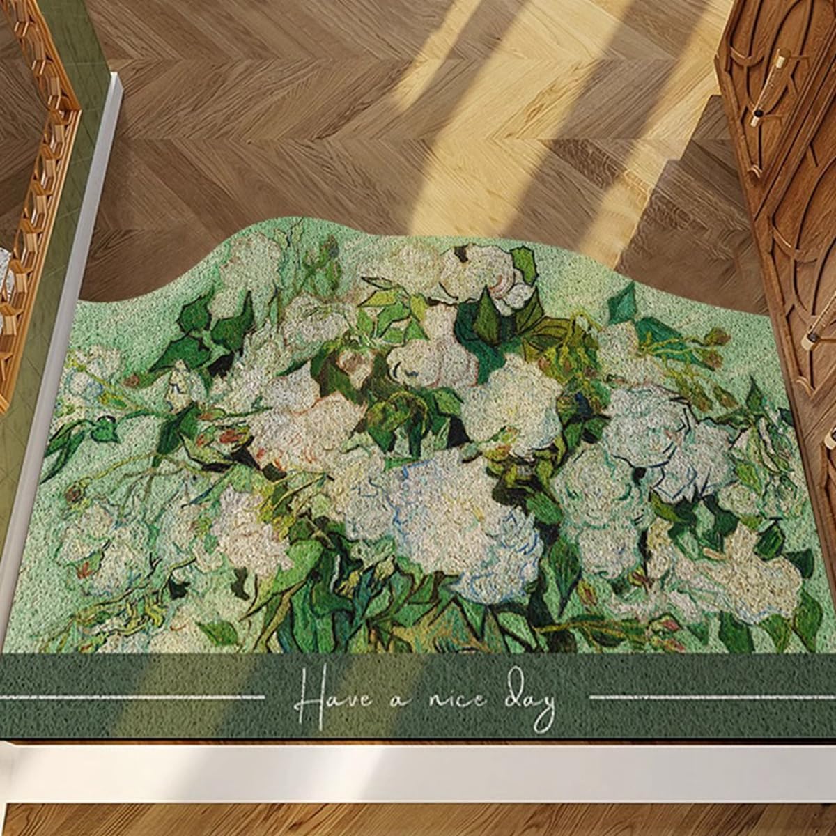 「Tuokus」玄関マット ドアマット 泥落としマット フロアマット マット キッチンマット タイルカーペット 床マット 屋外 滑り止め 耐磨耗性 速乾 吸水 洗える 店舗 飲食店 オフィス 事務所 XGDianj72 45*75cm