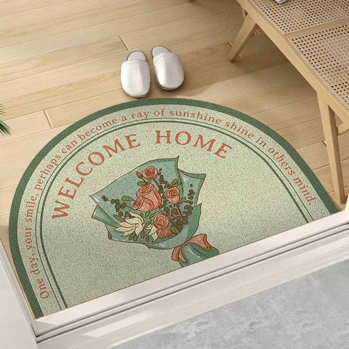 「Tuokus」玄関マット ドアマット 泥落としマット フロアマット マット キッチンマット タイルカーペット 床マット 屋外 滑り止め 耐磨耗性 速乾 吸水 洗える 店舗 飲食店 オフィス 事務所 XGDianj53 45*75cm