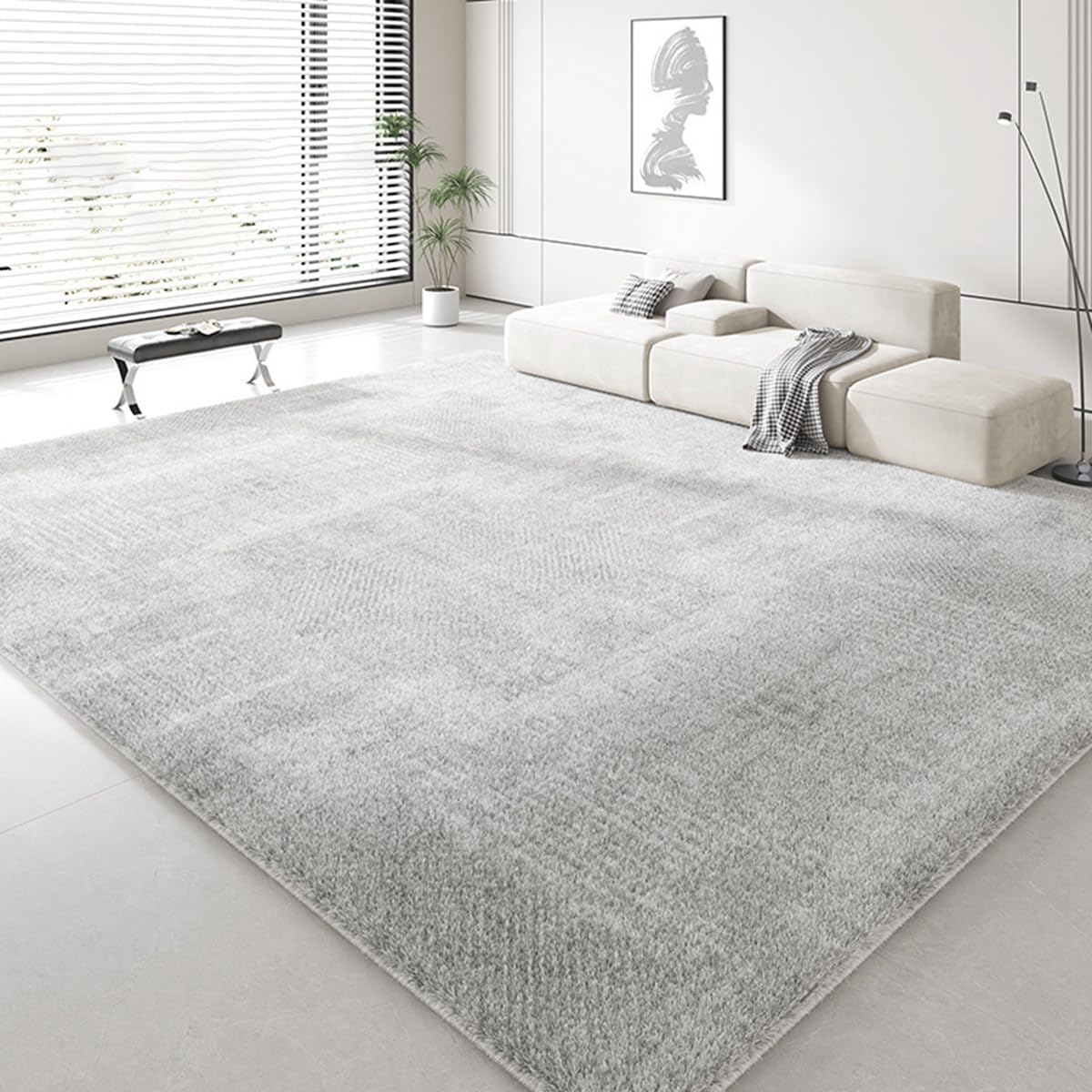 Frisence カーペット ラグマット 絨毯 厚手 防寒 床暖房対応 滑り止め付き 洗える 低ホコリ 防ダニ インテリア ホットカーペット対応 お手入れ簡単 耐久性 耐摩耗性 防音機能 FRIDT06