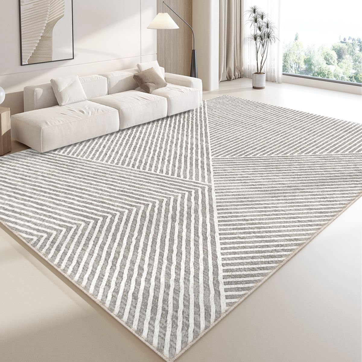 「ORRMALL」カーペット ラグマット ラグ 滑り止め付き センターカーペット 模造カシミヤ 3畳4畳5畳6畳 厚み 長方形 絨毯 抗菌防臭 防ダニ 床暖房対応 シャギーラグ 絨毯 滑り止め付き ふわふわ サラサラ 長方形 カラフルパターン ORFYR128