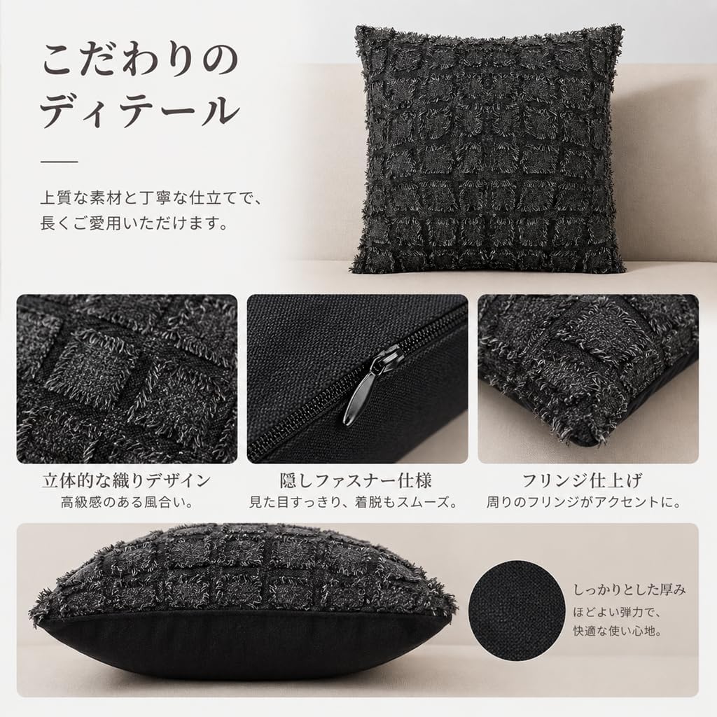 「ORRMALL」クッション 30×50cm クッションカバー付き 中材入り 北欧 おしゃれ SYORBZhen175