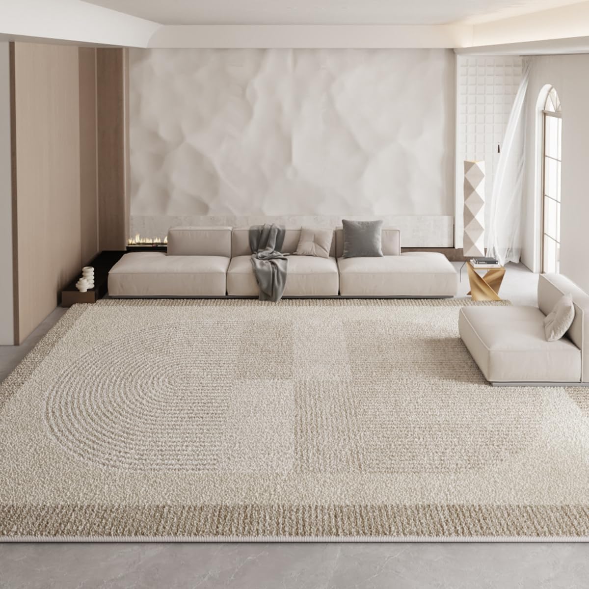 「ORRMALL」カーペット ラグマット ラグ 滑り止め付き センターカーペット 模造カシミヤ 3畳4畳5畳6畳 厚み 長方形 絨毯 抗菌防臭 防ダニ 床暖房対応 シャギーラグ 絨毯 滑り止め付き ふわふわ サラサラ 長方形 カラフルパターン ORFYR129