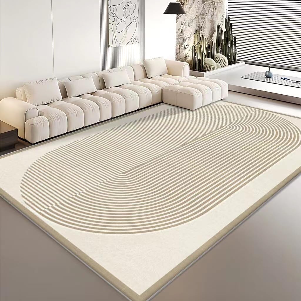 Frisence カーペット ラグマット 絨毯 厚手 防寒 床暖房対応 滑り止め付き 洗える 低ホコリ 防ダニ インテリア ホットカーペット対応 お手入れ簡単 耐久性 耐摩耗性 防音機能 FRIDT001B