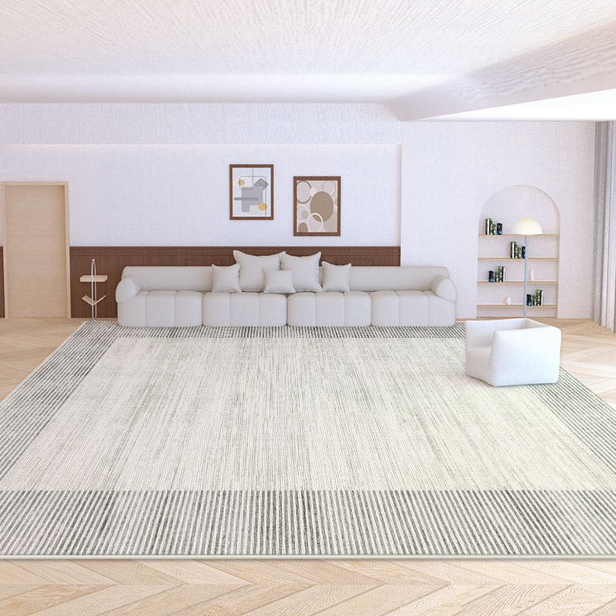 Frisence カーペット ラグマット 絨毯 厚手 防寒 床暖房対応 滑り止め付き 洗える 低ホコリ 防ダニ インテリア ホットカーペット対応 お手入れ簡単 耐久性 耐摩耗性 防音機能 FRIDT59 120*160cm