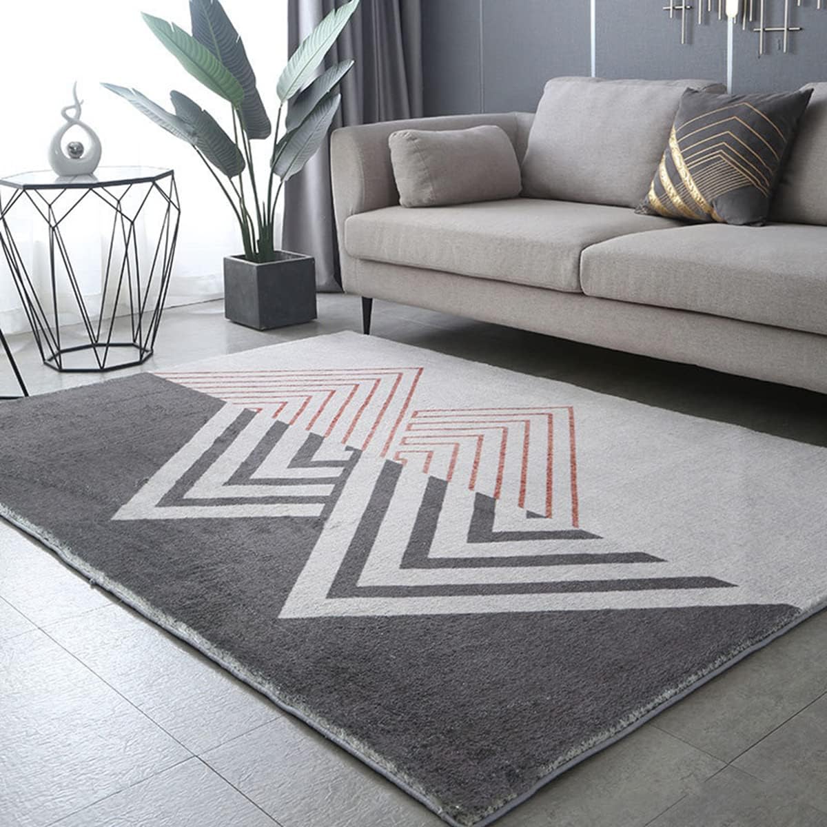 「Tuokus」カーペット 洗える ふわふわラグ 厚い 絨毯 抽象 模造カシミア イミテーションカシミア ラグマット 防ダニ 3畳4畳5畳6畳 かわいい 抗菌 消臭 滑り止め付き サラサラ 長方形 夏秋冬 140*200cm