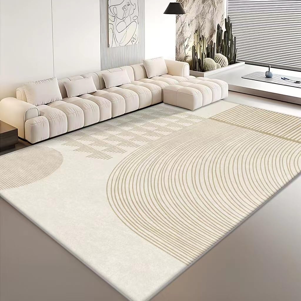 Frisence カーペット ラグマット 絨毯 厚手 防寒 床暖房対応 滑り止め付き 洗える 低ホコリ 防ダニ インテリア ホットカーペット対応 お手入れ簡単 耐久性 耐摩耗性 防音機能 FRIDT001A