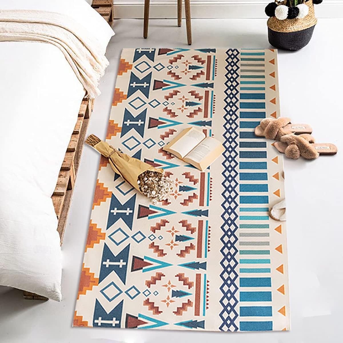 「Tuokus」カーペット ラグマット キッチンマット 玄関マット 廊下マット 台所マット 65*150cm 洗える 滑り止め付き 厚手防音 掃除易い 抗菌防臭 吸水 厚手 長方形