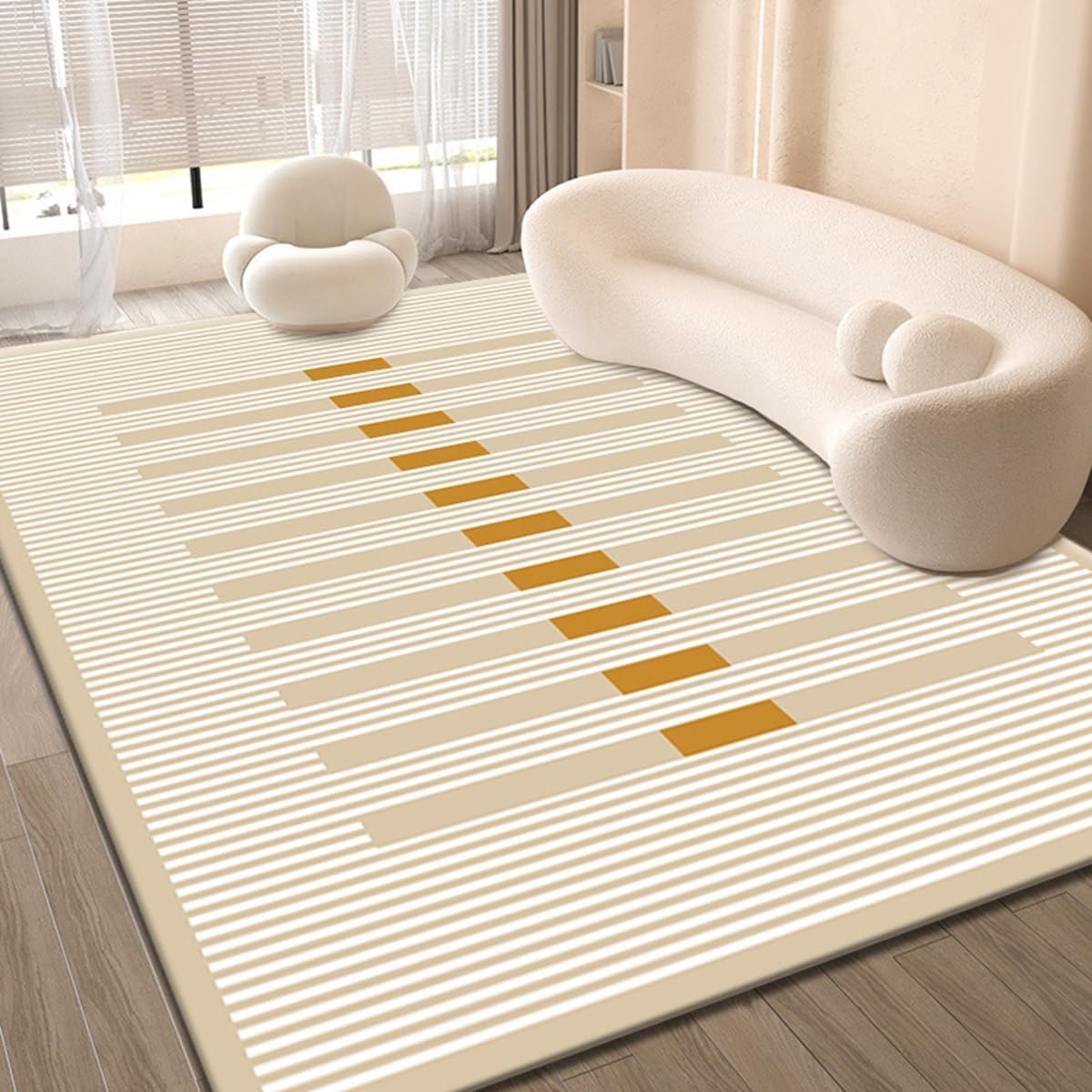 Frisence カーペット ラグマット 絨毯 厚手 防寒 床暖房対応 滑り止め付き 洗える 低ホコリ 防ダニ インテリア ホットカーペット対応 お手入れ簡単 耐久性 耐摩耗性 防音機能 FRIDT30