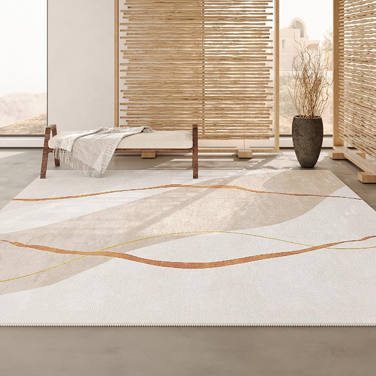 「Tuokus」ラグ カーペット 160×120cm ラグマット シャギーラグ 洗える ふわふわ 絨毯 厚手 3畳4畳5畳6畳 ホットカーペット&床暖房で使用可能 洗濯可 模造カシミアラグ 消臭 厚い滑り止め付き サラサラ イミテーションカシミア 模造カシミア TFYRj-294