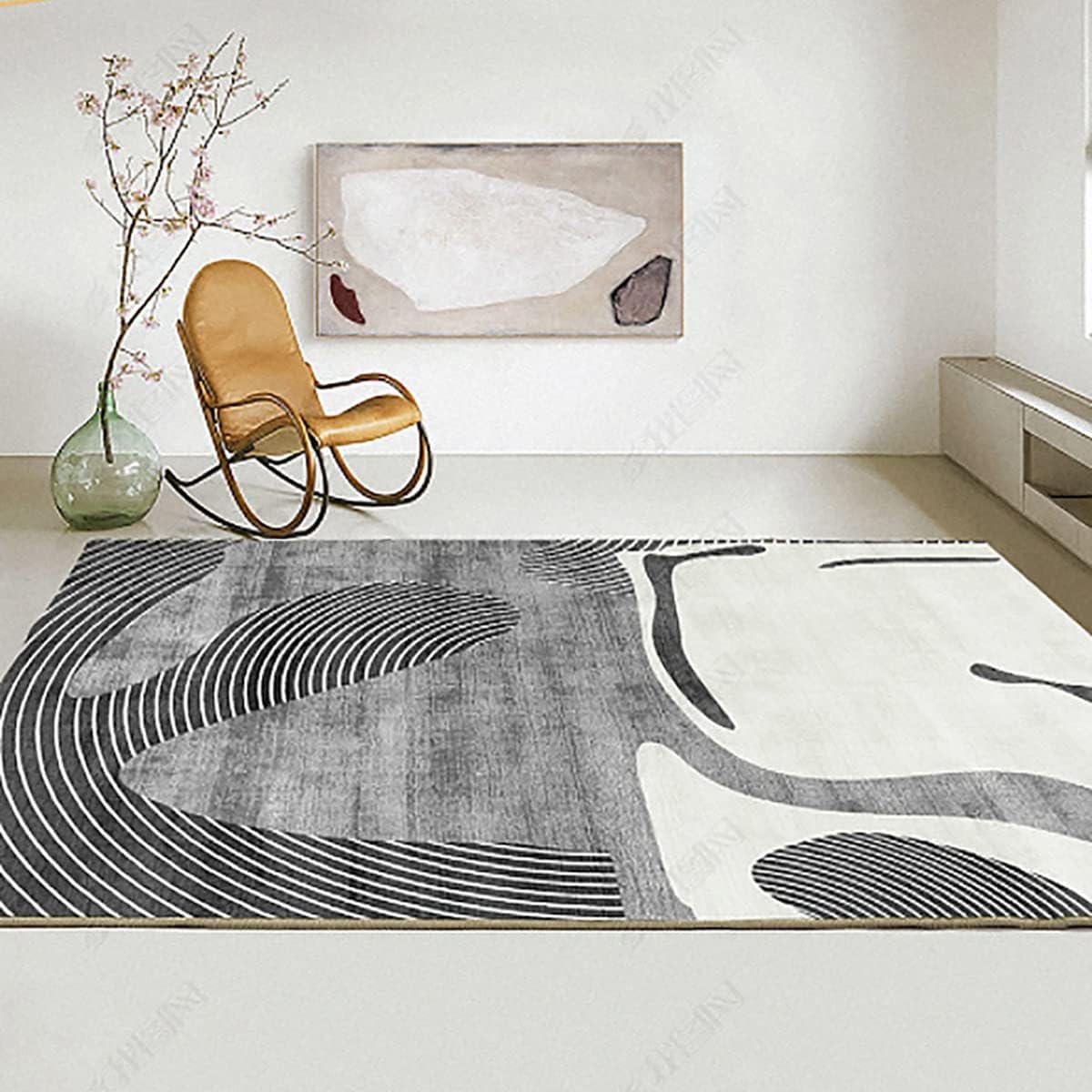 Frisence カーペット ラグマット 絨毯 厚手 防寒 床暖房対応 滑り止め付き 洗える 低ホコリ 防ダニ インテリア ホットカーペット対応 お手入れ簡単 耐久性 耐摩耗性 防音機能 FRIDT51 120*160cm