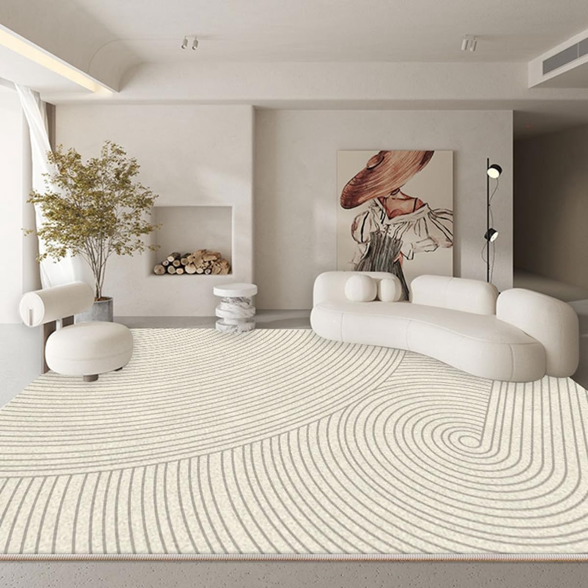 「Tuokus」ラグ カーペット 160×120cm ラグマット シャギーラグ 洗える ふわふわ 絨毯 厚手 3畳4畳5畳6畳 ホットカーペット&床暖房で使用可能 洗濯可 模造カシミアラグ 消臭 厚い滑り止め付き サラサラ イミテーションカシミア 模造カシミア TFYRj-303