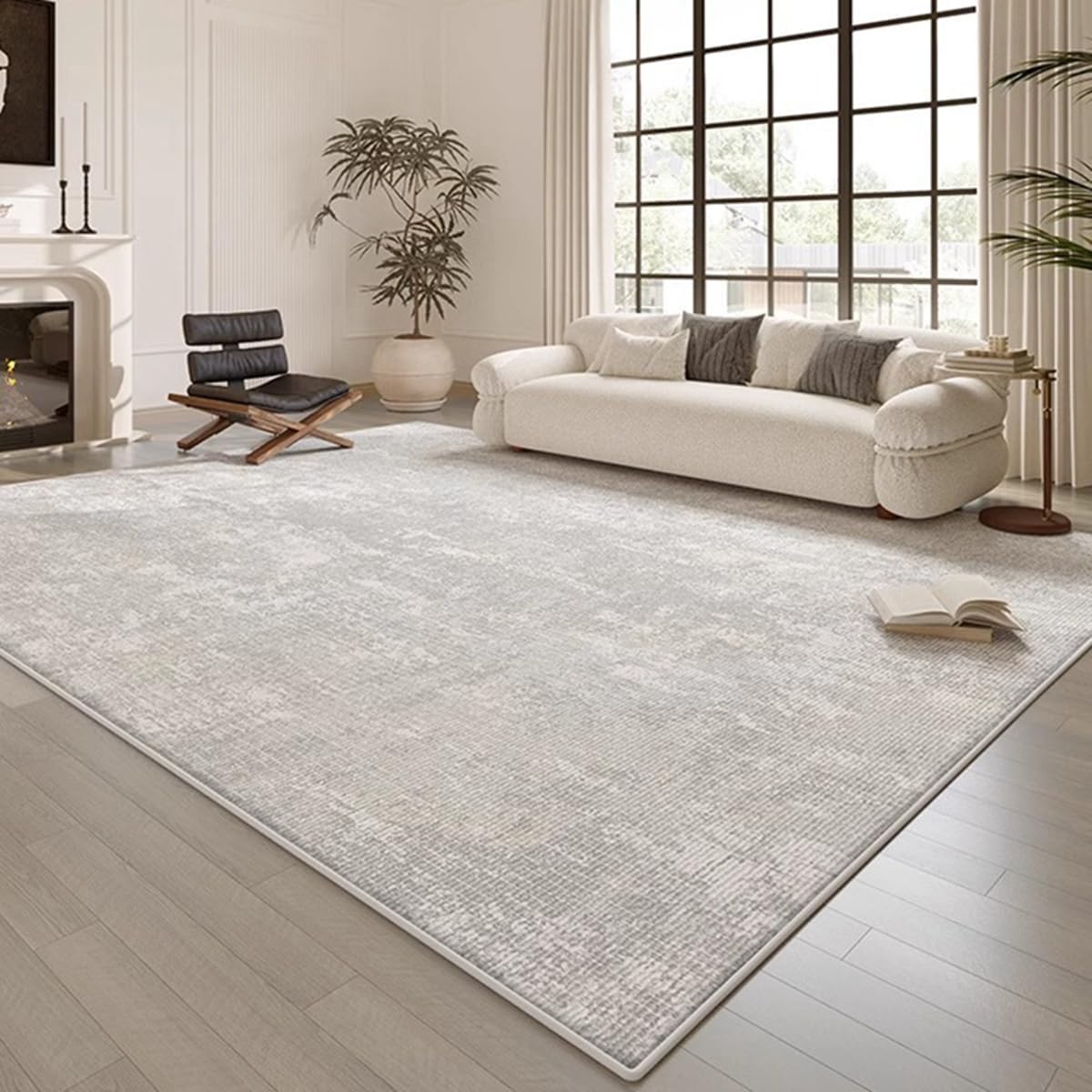 「ORRMALL」カーペット ラグマット ラグ 滑り止め付き センターカーペット 模造カシミヤ 3畳4畳5畳6畳 厚み 長方形 絨毯 抗菌防臭 防ダニ 床暖房対応 シャギーラグ 絨毯 滑り止め付き ふわふわ サラサラ 長方形 カラフルパターン ORFYR126