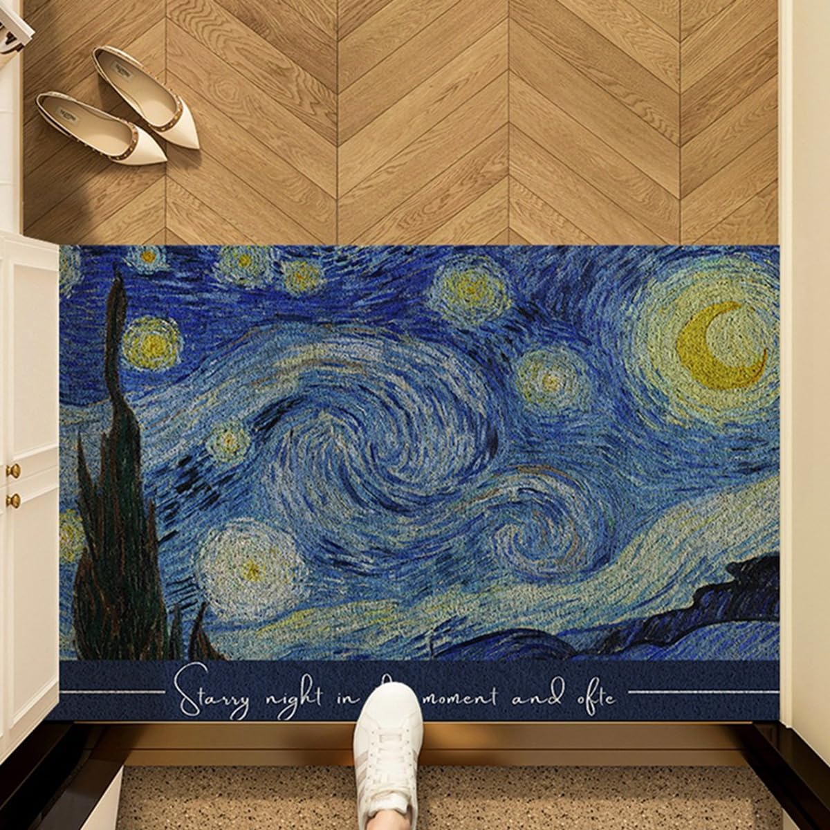 「Tuokus」玄関マット ドアマット 泥落としマット フロアマット マット キッチンマット タイルカーペット 床マット 屋外 滑り止め 耐磨耗性 速乾 吸水 洗える 店舗 飲食店 オフィス 事務所 XGDianj60 45*75cm