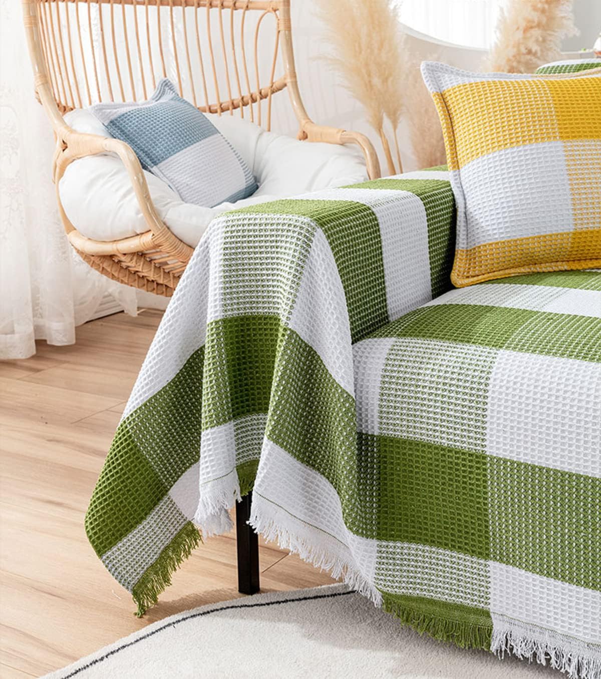 「Tuokus」ソファーカバー 肘付き 一人掛け 二人掛け 三人掛け 肘あり ソファパッド ソファカバー ペットの引っかき傷防止 クッション ソファー スリップ 洗える 防水 防塵 無地 大きいサイズ より厚く SFJ-19 クッション