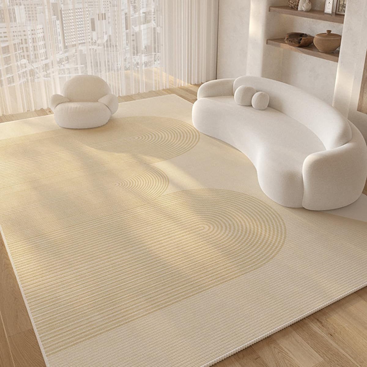 「Tuokus」カーペット ラグマット ラグ 滑り止め付き センターカーペット 模造カシミヤ 3畳4畳5畳6畳 厚み 長方形 絨毯 抗菌防臭 防ダニ 床暖房対応 シャギーラグ 絨毯 滑り止め付き ふわふわ サラサラ 長方形 カラフルパターン ORFYR133