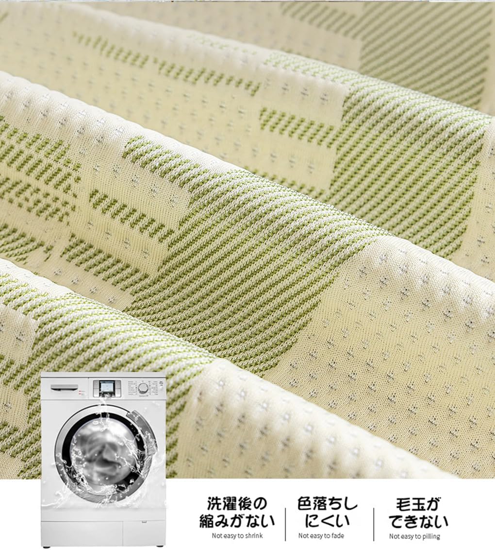 「ORRMALL」ソファーカバー 冷感 夏用 180×130cm ひんやり アイスシルク 接触冷感 涼しく快適 通気性 速乾 洗える 滑り止め付き ソファーシーツ 1人掛け 2人掛け 3人掛け L字対応 北欧風 無地 おしゃれ 防塵 汚れ防止 ペット対策 ソファ保護 柔らかい 清潔感 リビング用 ORRSofa102