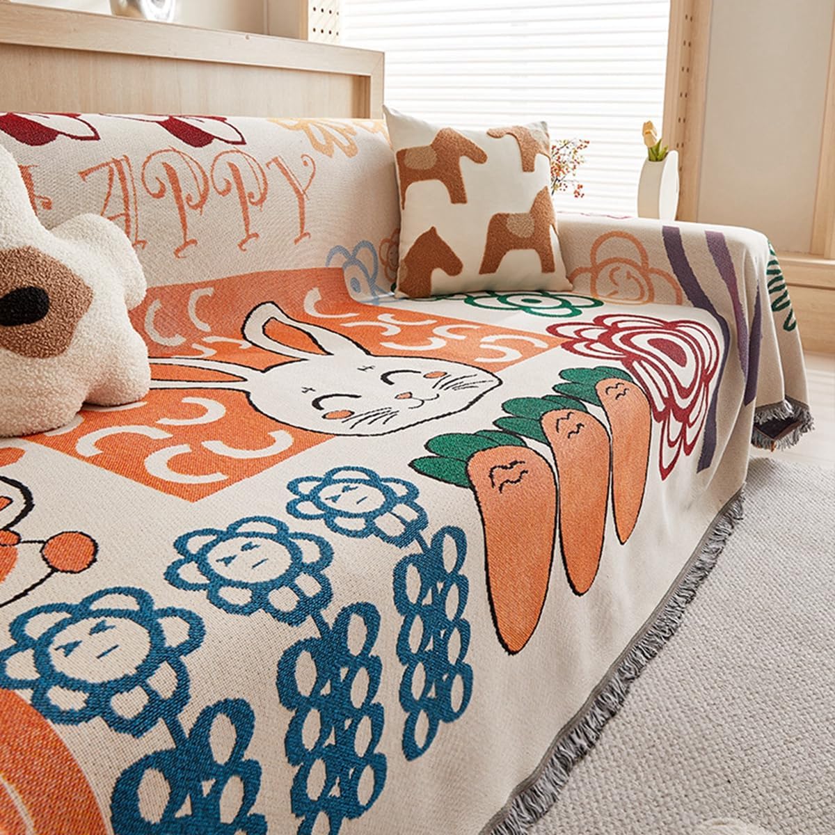 「Tuokus」ソファーカバー 180×180cm 2人掛け・3人掛け 肘付き 洗える ペットの引っかき傷防止 通気性 ふんわり おしゃれ 滑り止め付き 汚れ防止 防塵 オールシーズン対応 Sofajia65X