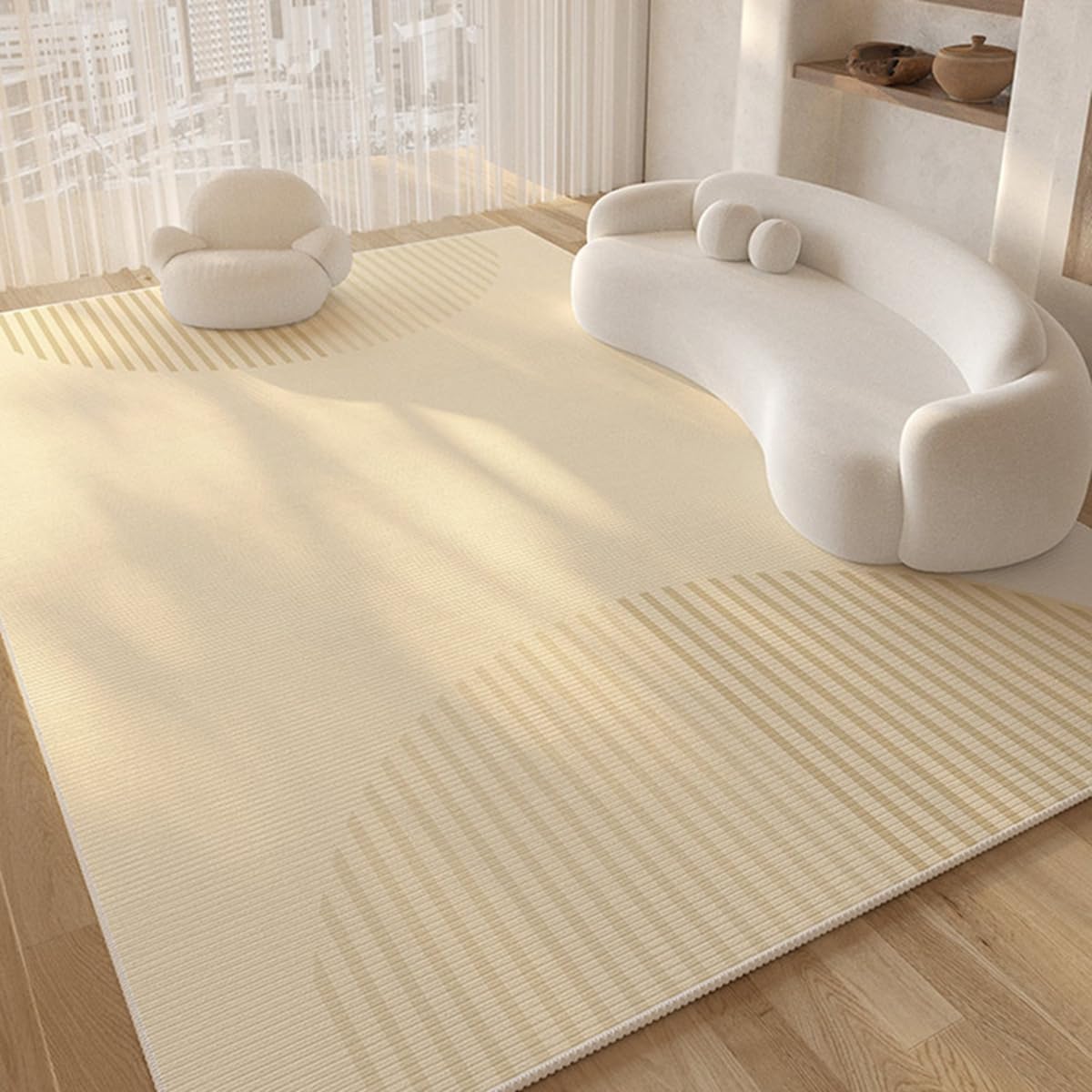 「Tuokus」カーペット ラグマット ラグ 滑り止め付き センターカーペット 模造カシミヤ 3畳4畳5畳6畳 厚み 長方形 絨毯 抗菌防臭 防ダニ 床暖房対応 シャギーラグ 絨毯 滑り止め付き ふわふわ サラサラ 長方形 カラフルパターン ORFYR133