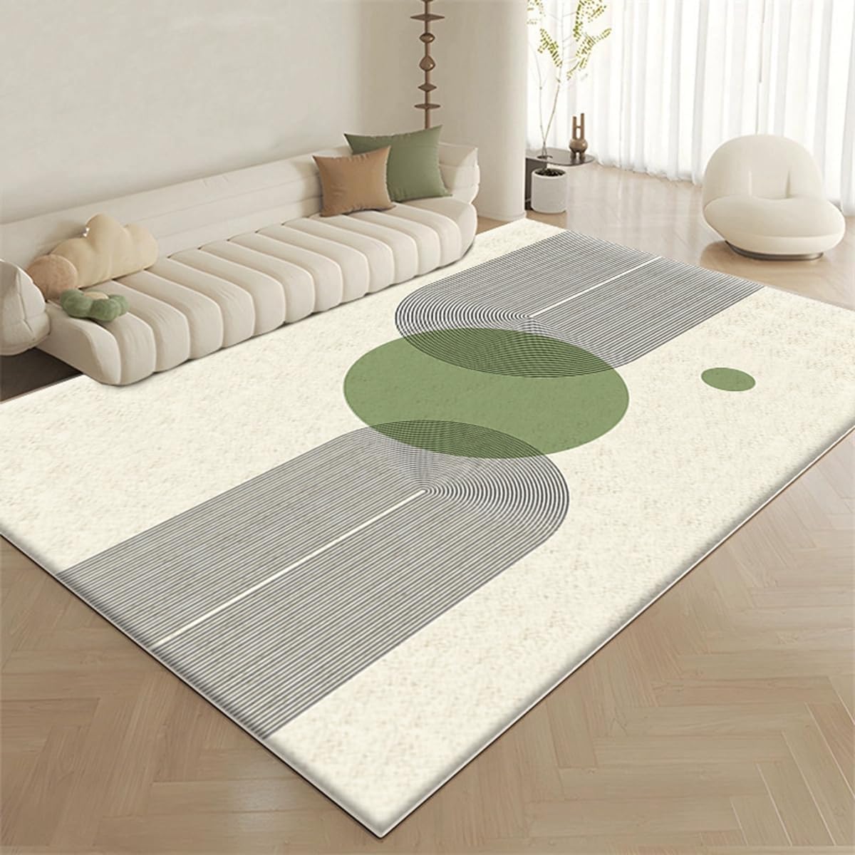 「ORRMALL」カーペット ラグマット ラグ 滑り止め付き センターカーペット 模造カシミヤ 3畳4畳5畳6畳 厚み 長方形 絨毯 抗菌防臭 防ダニ 床暖房対応 シャギーラグ 絨毯 滑り止め付き ふわふわ サラサラ 長方形 カラフルパターン ORFYR115(120*160cm約1畳)