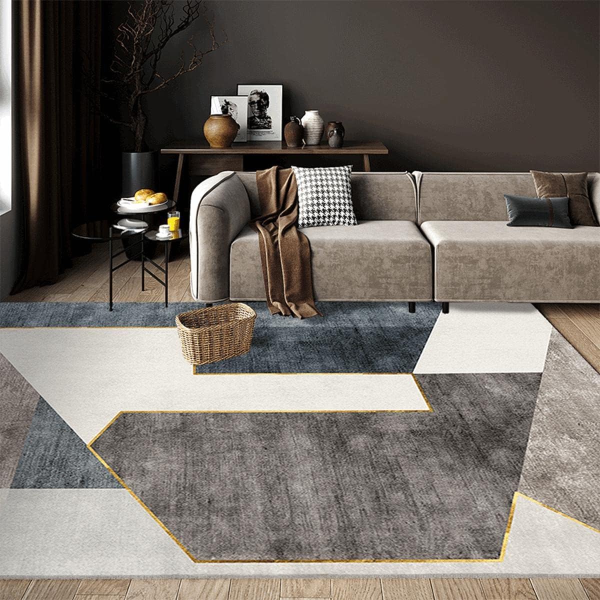 カーペット「Tuokus」わびさび ラグ 北欧 ラグマット リントフリー じゅうたん 洗える 3畳4畳5畳6畳 防ダニ センターカーペット かわいい 抗菌 消臭 シャギーラグ 滑り止め付き ふわふわ サラサラ 長方形 夏秋冬