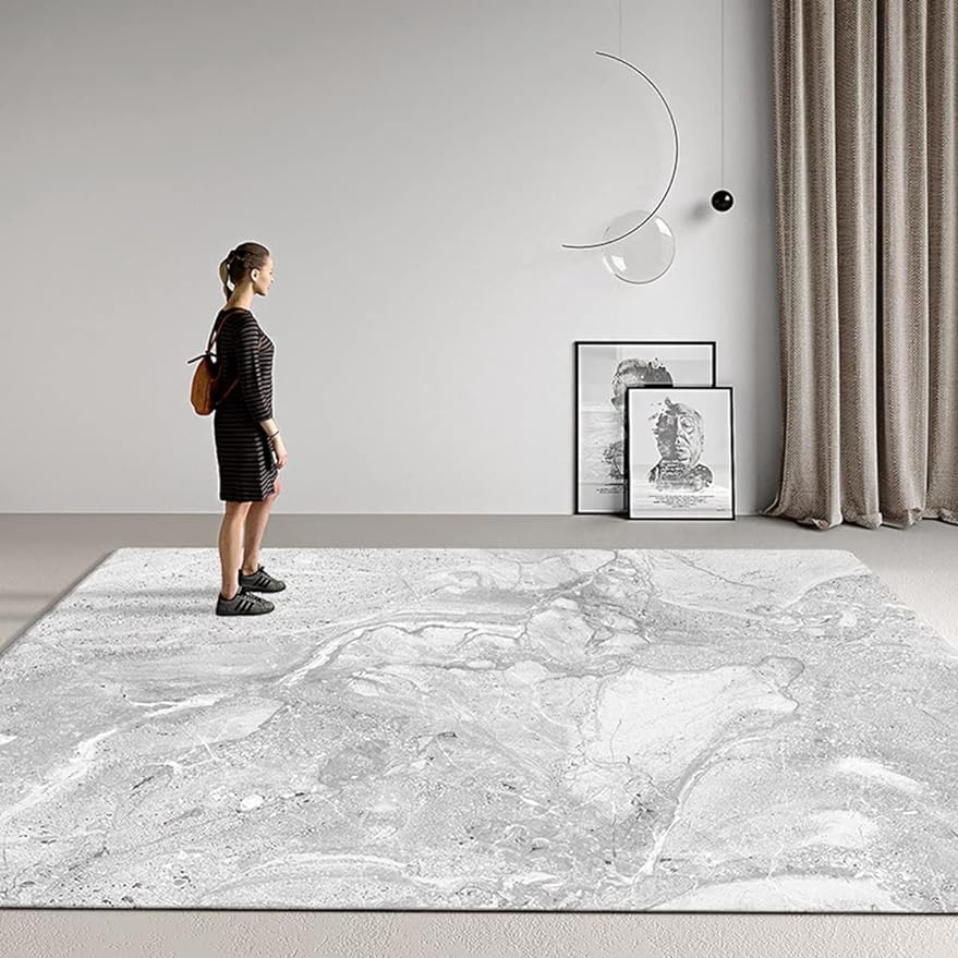 「Tuokus」 わびさび カーペット ラグマット リントフリー ラグ 北欧 じゅうたん 洗える 3畳4畳5畳6畳 防ダニ センターカーペット かわいい 抗菌 消臭 シャギーラグ 滑り止め付き ふわふわ サラサラ 長方形 夏秋冬