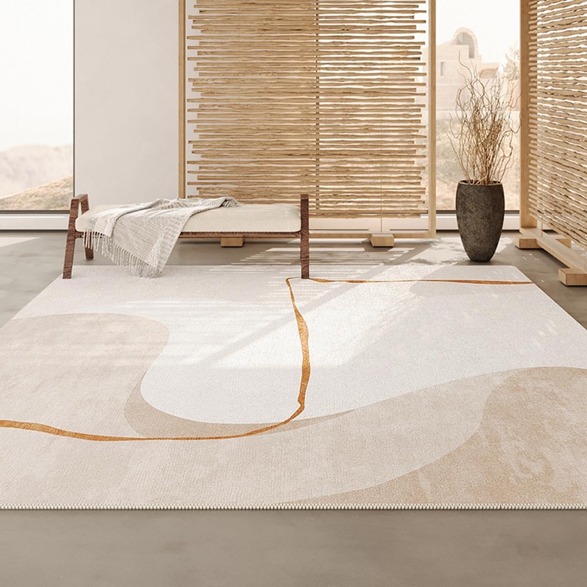 「Tuokus」ラグ カーペット 160×120cm ラグマット シャギーラグ 洗える ふわふわ 絨毯 厚手 3畳4畳5畳6畳 ホットカーペット&床暖房で使用可能 洗濯可 模造カシミアラグ 消臭 厚い滑り止め付き サラサラ イミテーションカシミア 模造カシミア TFYRj-294