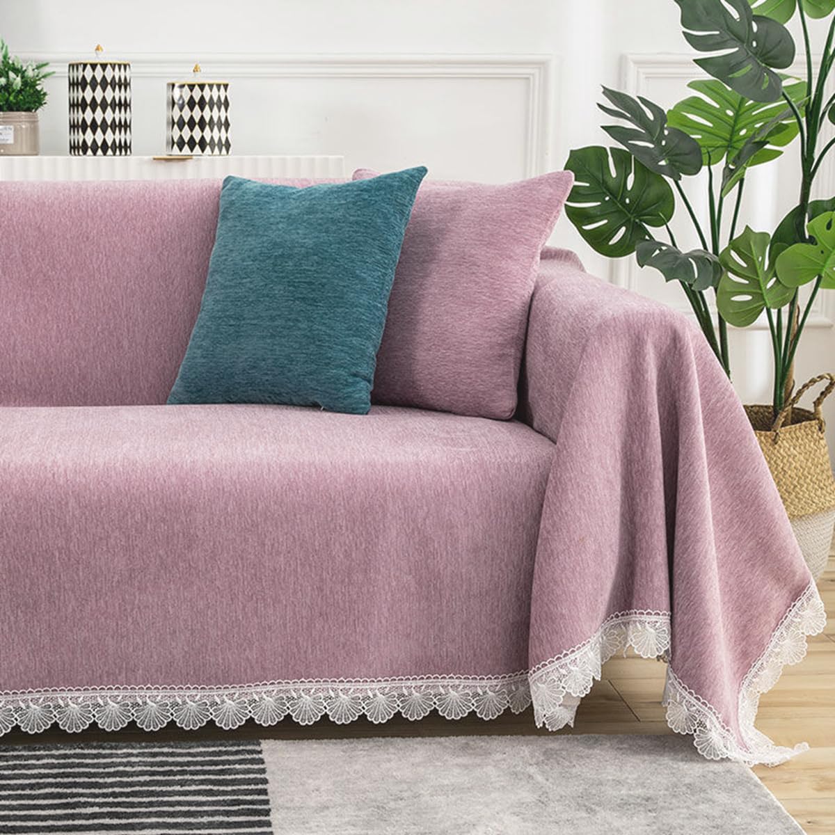 「Tuokus」ソファーカバー 肘付き 一人掛け 二人掛け 三人掛け 肘あり ソファパッド ソファカバー 大きいサイズ ペットの引っかき傷防止 クッション ソファー スリップ 洗える 防水 防塵 無地 より厚く TSFJ-25