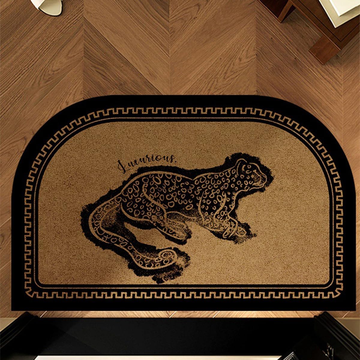 「Tuokus」玄関マット ドアマット 泥落としマット フロアマット マット キッチンマット タイルカーペット 床マット 屋外 滑り止め 耐磨耗性 速乾 吸水 洗える 店舗 飲食店 オフィス 事務所 XGDianj64X 45*75cm