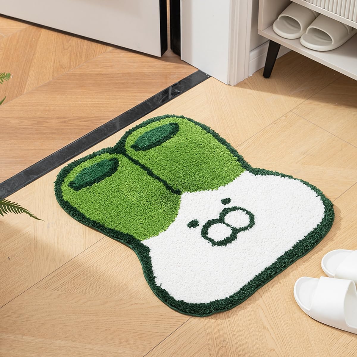 「Tuokus」バスマット 80×50cm 足拭きマット お風呂マット 玄関マット 吸水速乾滑り止め 風呂マット ふんわり 超厚い 吸水速乾 滑り止め ふわふわ 洗える 丸洗い可能 洗面所 脱衣所 浴室 キッチン 台所 TYSD60