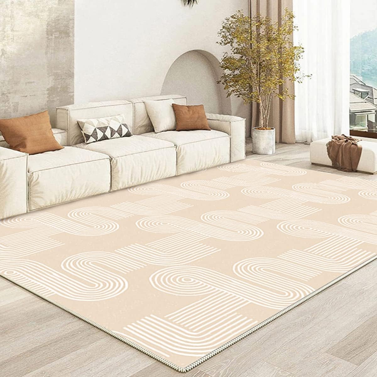 Frisence カーペット ラグマット 絨毯 厚手 防寒 床暖房対応 滑り止め付き 洗える 低ホコリ 防ダニ インテリア ホットカーペット対応 お手入れ簡単 耐久性 耐摩耗性 防音機能 FRIDT60