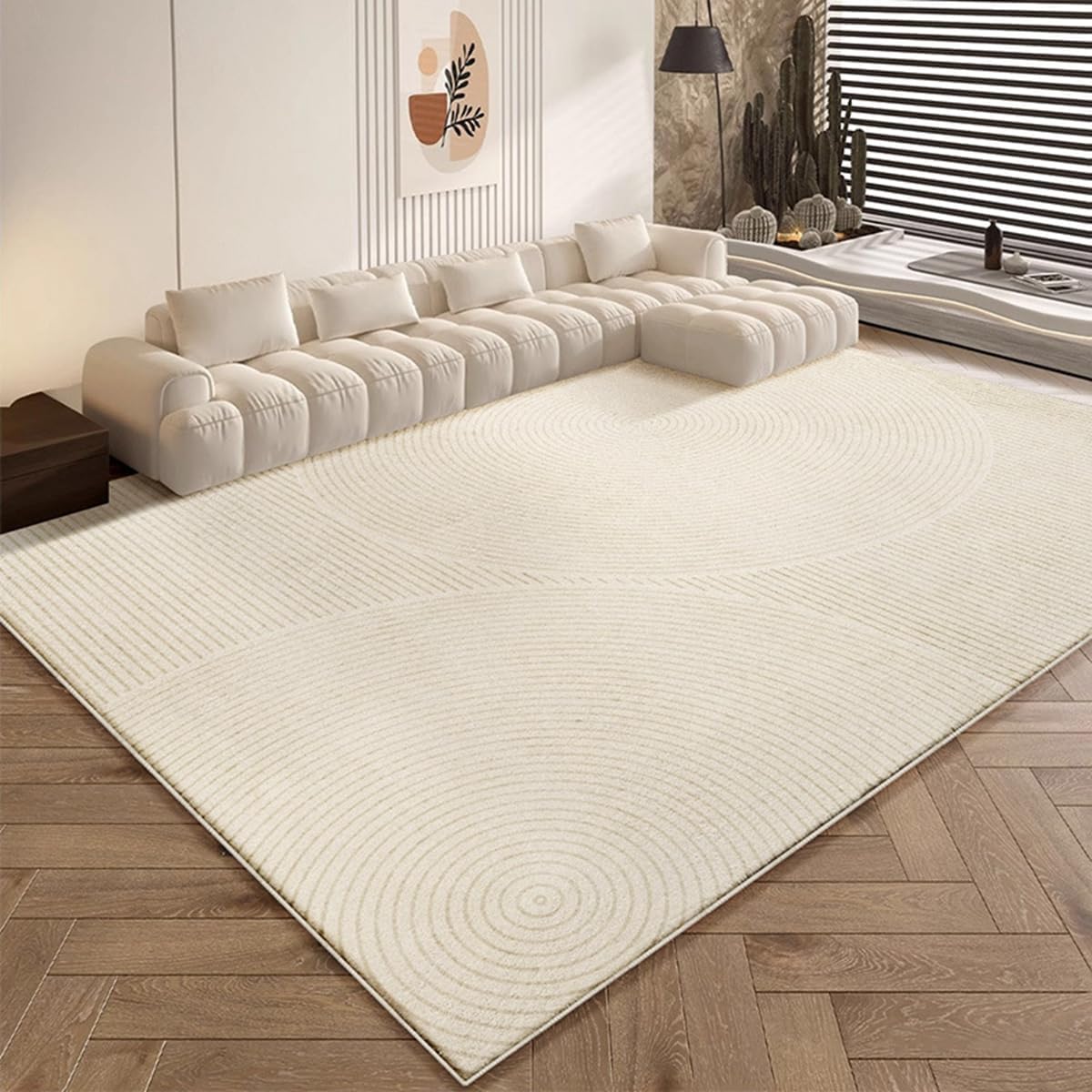 「Tuokus」カーペット ラグマット ラグ 滑り止め付き センターカーペット 模造カシミヤ 3畳4畳5畳6畳 厚み 長方形 絨毯 抗菌防臭 防ダニ 床暖房対応 シャギーラグ 絨毯 滑り止め付き ふわふわ サラサラ 長方形 カラフルパターン ORFYR132