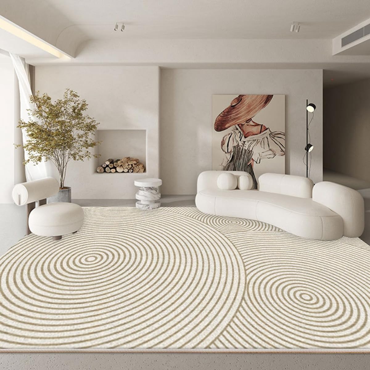 「Tuokus」ラグ カーペット 160×120cm ラグマット シャギーラグ 洗える ふわふわ 絨毯 厚手 3畳4畳5畳6畳 ホットカーペット&床暖房で使用可能 洗濯可 模造カシミアラグ 消臭 厚い滑り止め付き サラサラ イミテーションカシミア 模造カシミア TFYRj-303