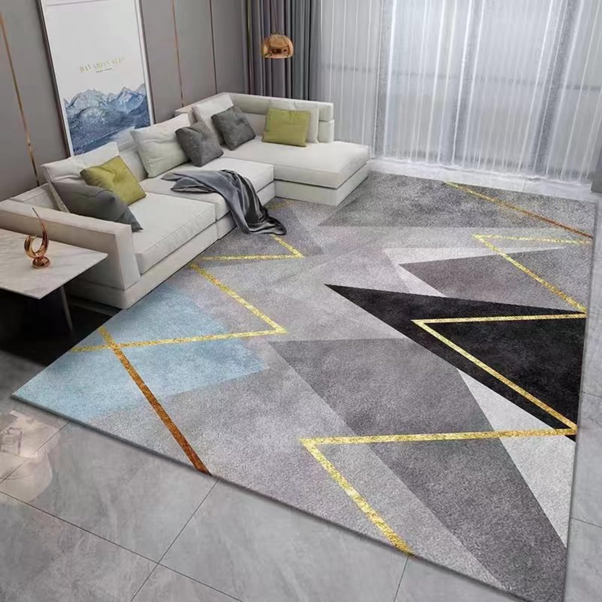 「Tuokus」ラグ カーペット 160×120cm ラグマット シャギーラグ 洗える ふわふわ 絨毯 厚手 3畳4畳5畳6畳 ホットカーペット&床暖房で使用可能 洗濯可 模造カシミアラグ 消臭 厚い滑り止め付き サラサラ イミテーションカシミア 模造カシミア TFYRj297