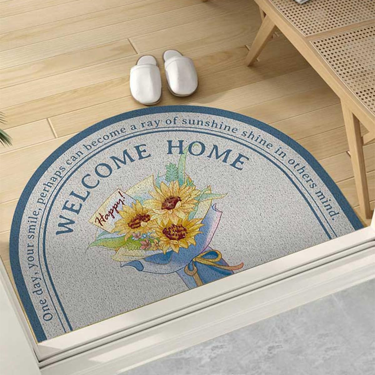 「Tuokus」玄関マット ドアマット 泥落としマット フロアマット マット キッチンマット タイルカーペット 床マット 屋外 滑り止め 耐磨耗性 速乾 吸水 洗える 店舗 飲食店 オフィス 事務所 XGDianj53 45*75cm