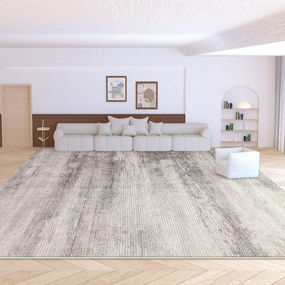 Frisence カーペット ラグマット 絨毯 厚手 防寒 床暖房対応 滑り止め付き 洗える 低ホコリ 防ダニ インテリア ホットカーペット対応 お手入れ簡単 耐久性 耐摩耗性 防音機能 FRIDT59 120*160cm